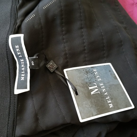 Melanie Lyne faux Leather trim jacket - Picture 9 of 11